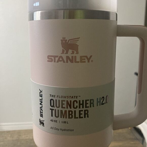 NWT- STANLEY- Quencher H2.0 tumbler- Rose Quartz- 40oz - Picture 3 of 8